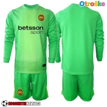 Otroške Nogometnih dresov Inter Milan Vratar Tretji 2025-26 Dolgi rokavi (+ hlače)